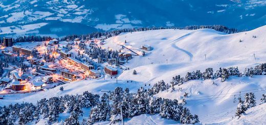 Chamrousse Francja Alpy widok