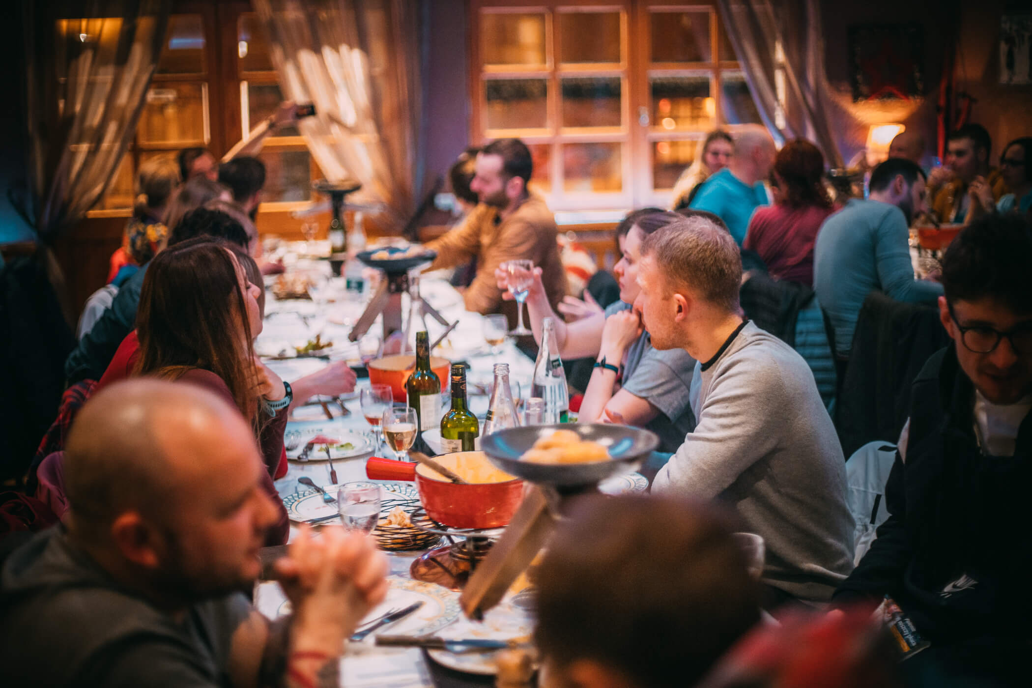 fondue raclette regional dinner