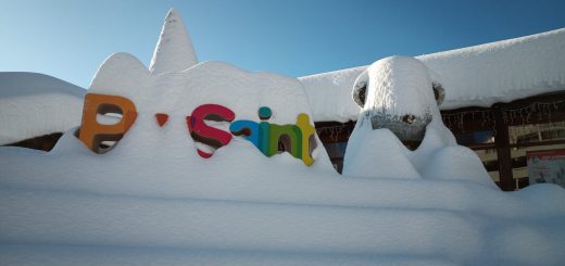 Puy Saint Vincent snow