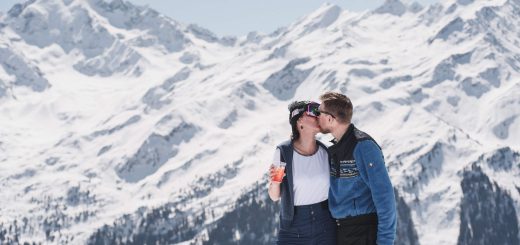 couple mountains alps