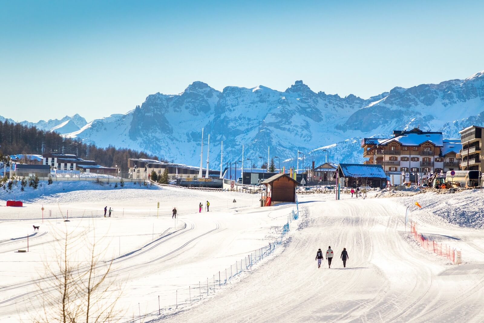 Montgenevre view village Snowee Alpy