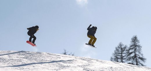 Verbier freestyle skok snowboard