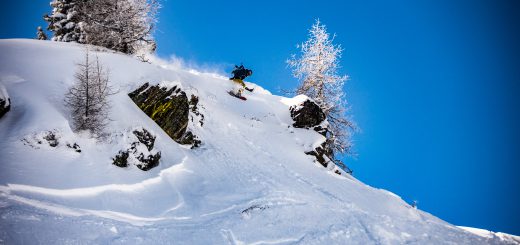 Verbier freerider piękna pogoda