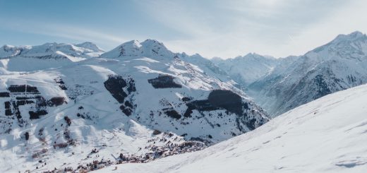 radofoto widok alpy śnieg