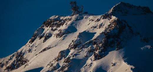 widok góra les menuires