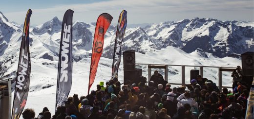 festiwal muzyczny techno muzyka i góry snoweemusictrip alpy francja