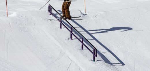 les2alpes snowpark freestyle rail snowee francja france