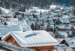 chatel wioska francja snowee 