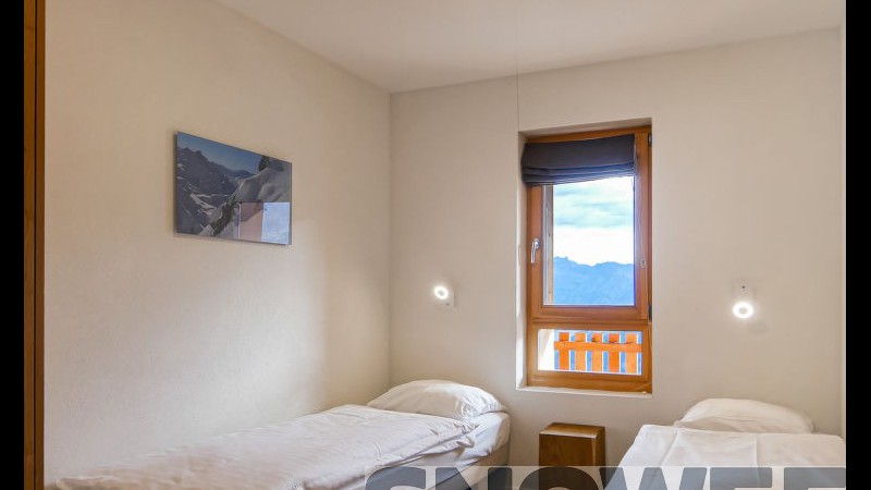 T-Resort La Tzoumaz sypialnia