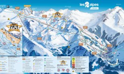 piste map les 2 alpes 2023