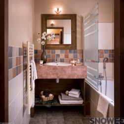 Les Menuires Sapiniere bathroom Snowee