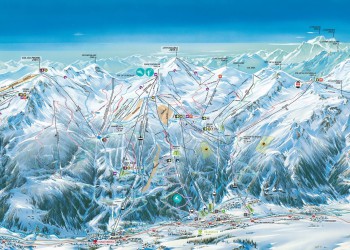 Piste map Serre Chevalier Snowee