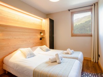 Alps Tignes Snowee MMV twin bedroom