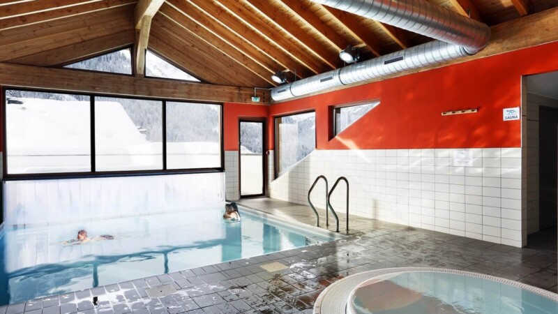 Chatel Francja Alpy basen