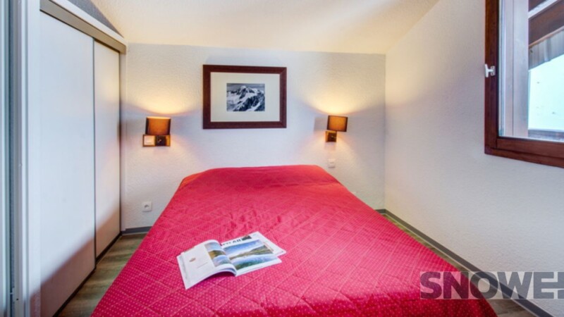 bedroom sypialnia apartamenty francja tignes