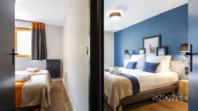 sypialnie bedrooms double bedroom snowee zakwaterowanie