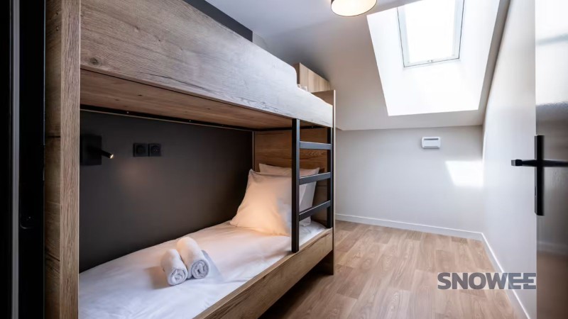 łóżko piętrowe wygoda snowee francja
