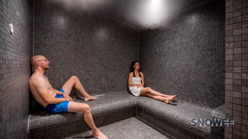 sauna parowa snowee wellness francja alpy narty snowboard