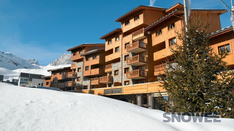 rezydencja main building ski in ski out tignes francja lodowiec